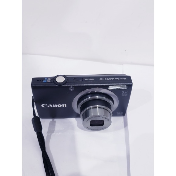 Canon PowerShot A2300 HD Black 16.0MP Compact Digital Camera - TESTED - Picture 4 of 9